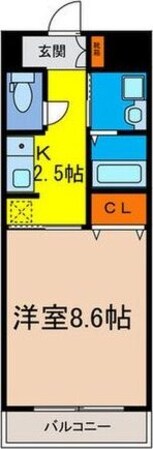 豊中駅 徒歩9分 1階の物件間取画像